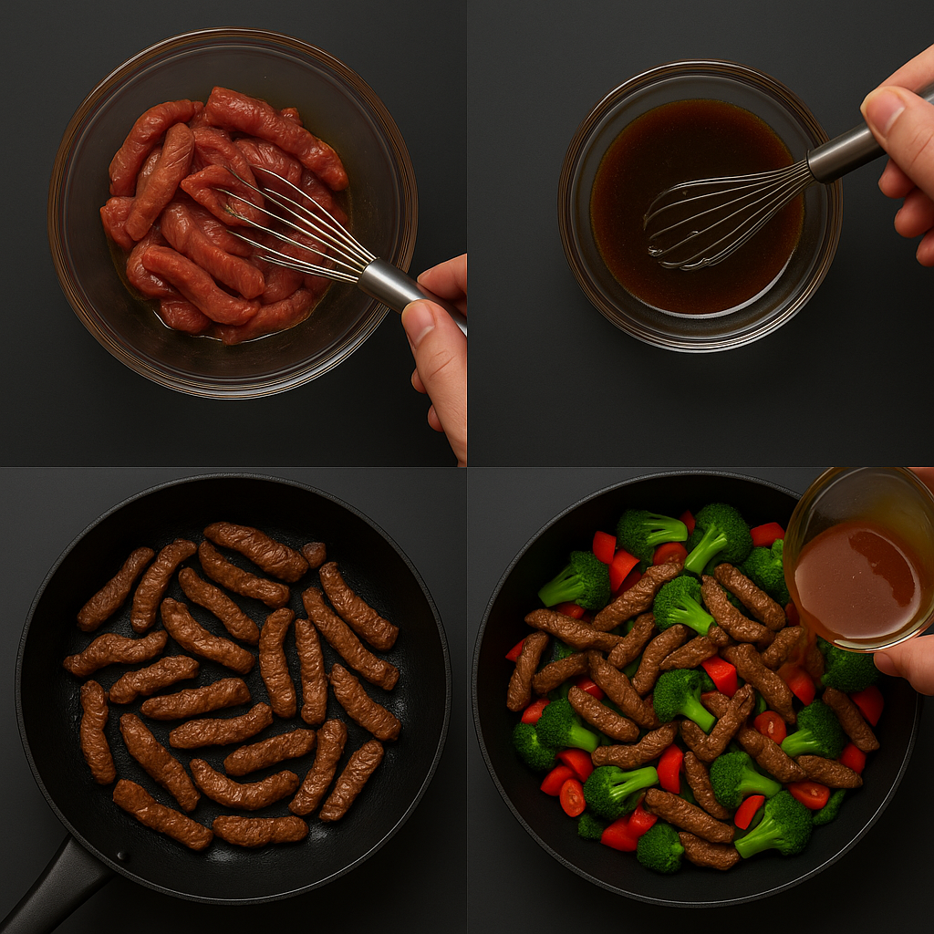 Beef and Broccoli Stir-Fry step by step
