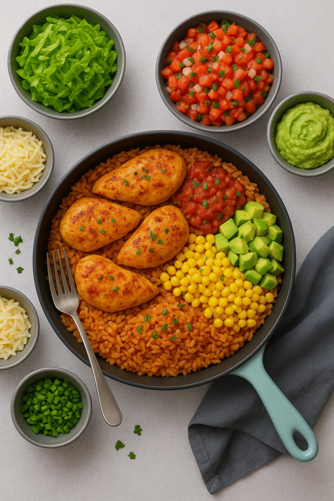 Chicken and Rice Burrito Bowl