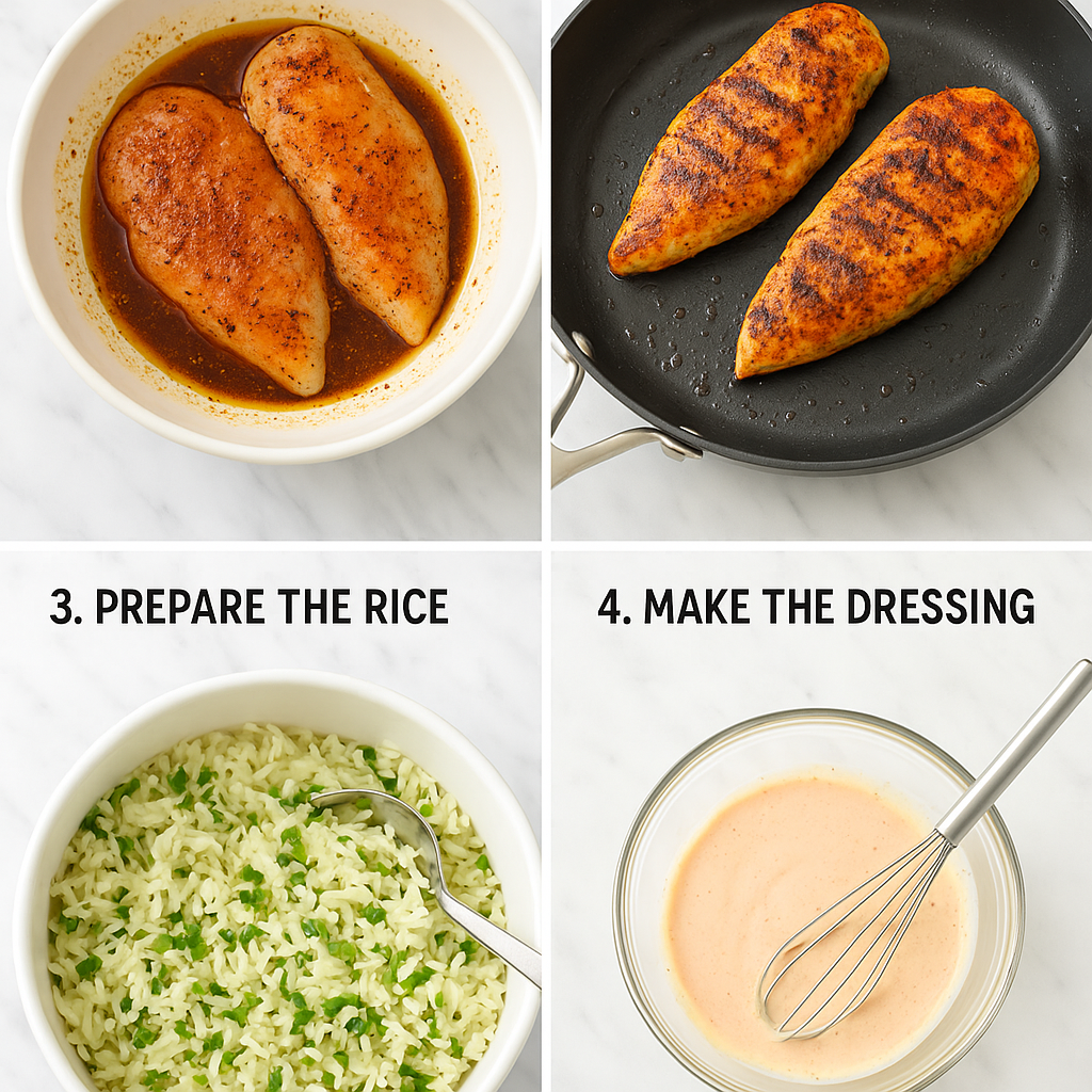 Chicken and Rice Burrito Bowl