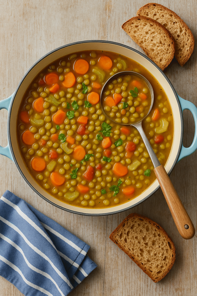 Lentil Soup with Whole Grain Bread