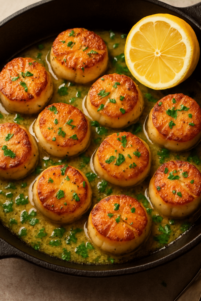 Pan-Seared Scallops