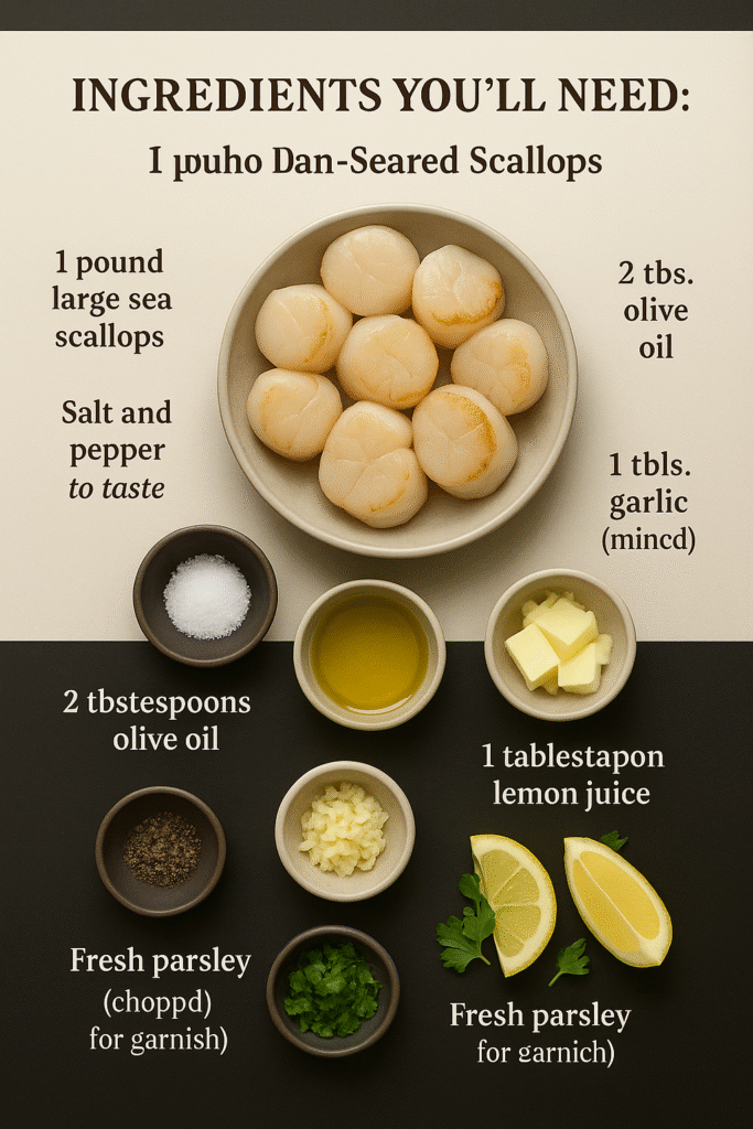 Pan-Seared Scallops Recipe