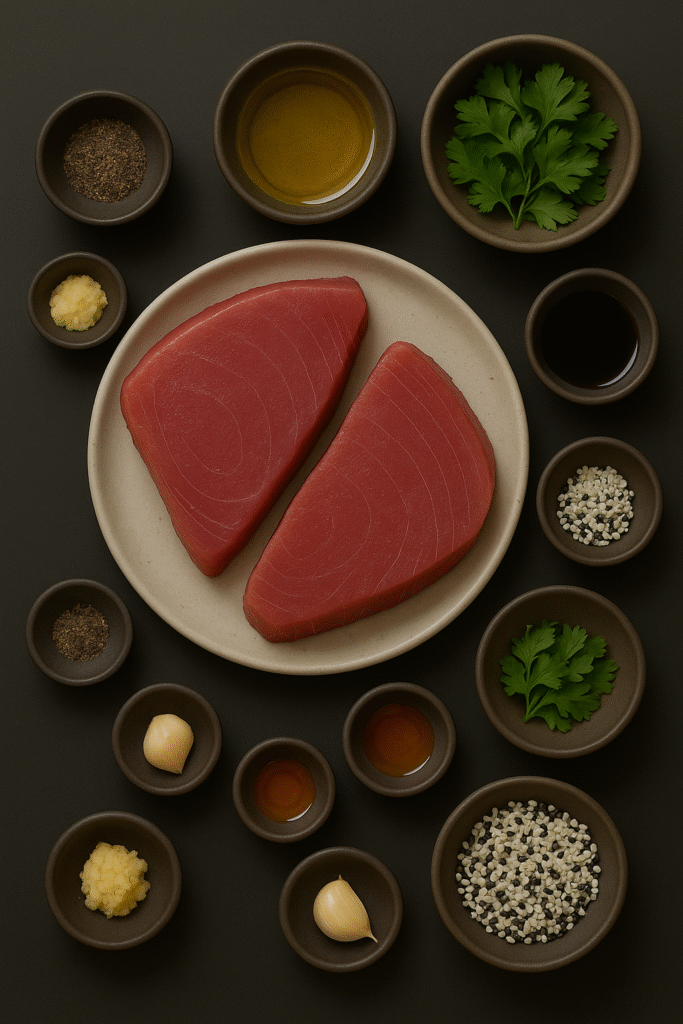 tuna steak ingredients