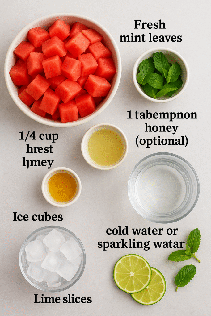 Watermelon Mint Cooler Recipe