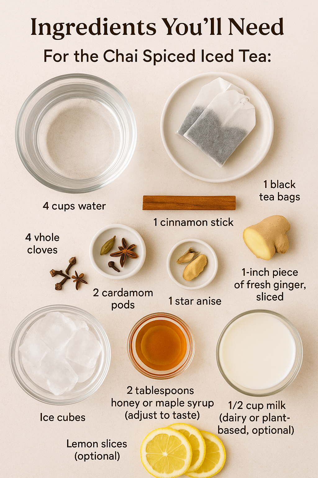 Chai Spiced Iced Tea Recipe