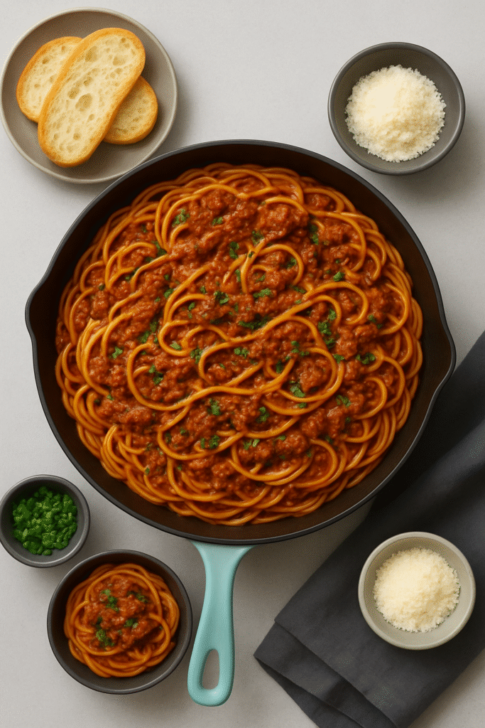 One-Pot Spaghetti Bolognese: A Comforting Classic Made Easy